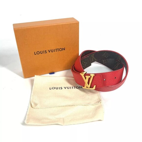 LOUIS VUITTON M0322W Monogram Belt - LV Initial 30MM Reversible Accessories ... - Picture 15 of 15
